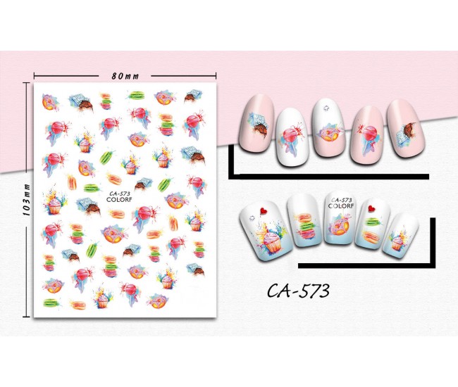 3D Nail Stickers | Trend stickers| CA-573